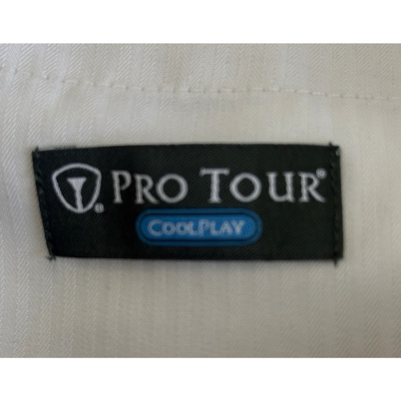 Pro Tour Cool Play Mens Size 36 Khaki 10" Inseam Golf Shorts - Picture 5 of 5